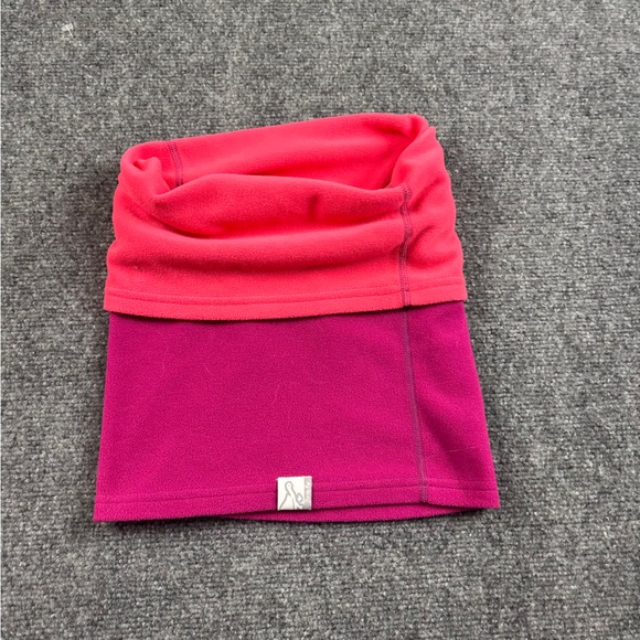 TURTLE FUR Women’s Pink Fleece Tube Neck Gaiter Face Mask One Size - Picture 1 of 6
